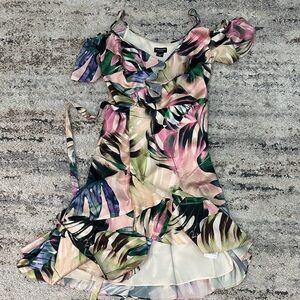 Marciano Multicolor Leaf Print Dress